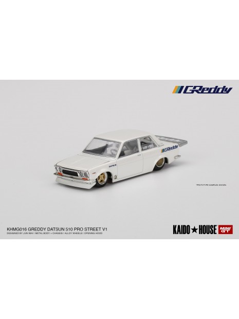 Datsun 510 Pro Street GREDDY 1/64 Mini GT  - 1