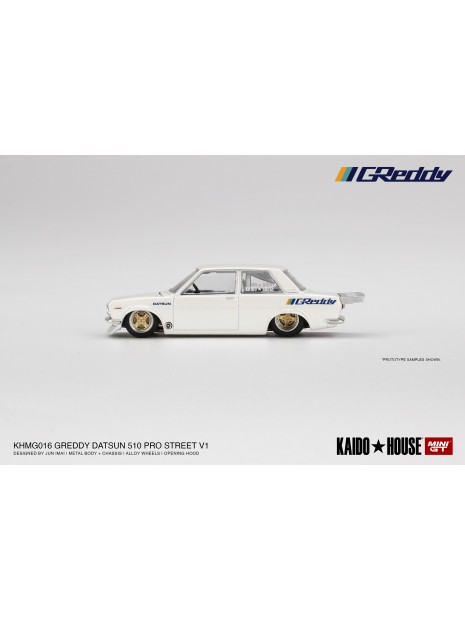 Datsun 510 Pro Street GREDDY 1/64 Mini GT  - 3