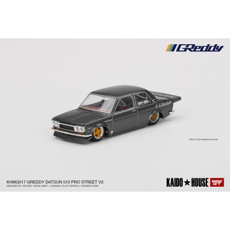 Datsun 510 Pro Street GREDDY 1/64 Mini GT  - 4