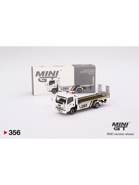 Isuzu N-Series Vehicle Transporter LBWK 1/64 Mini GT  - 5