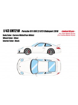 Porsche 911 (997.2) GT3 Clubsport 2010 1/43 Make-Up Eidolon Make Up - 1