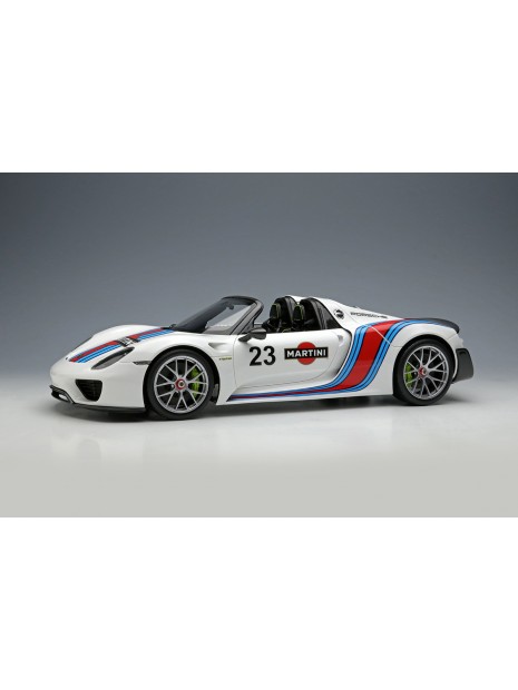 Porsche 918 Spyder Weissach package Martini  1/18 Make-Up Eidolon Make Up - 1