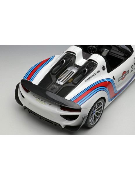 Porsche 918 Spyder Weissach package Martini  1/18 Make-Up Eidolon Make Up - 4