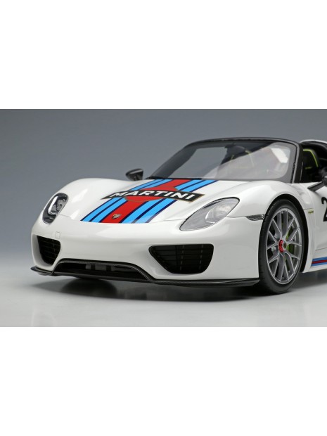 Porsche 918 Spyder Weissach package Martini  1/18 Make-Up Eidolon Make Up - 8