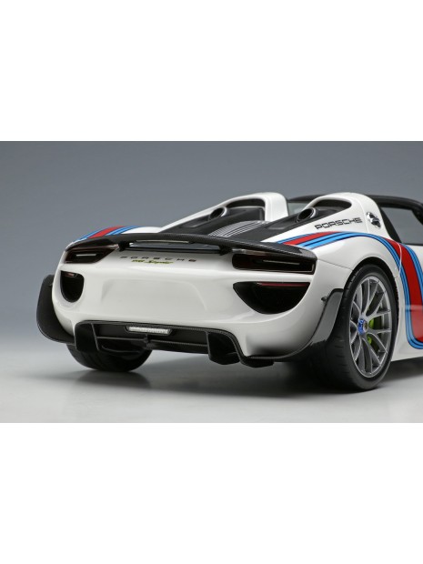 Porsche 918 Spyder Weissach package Martini  1/18 Make-Up Eidolon Make Up - 9