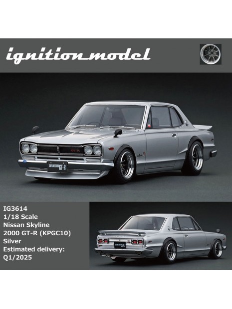 Nissan Skyline 2000 GT-R (KPGC10) 1/18 Ignition Model Ignition Model - 4