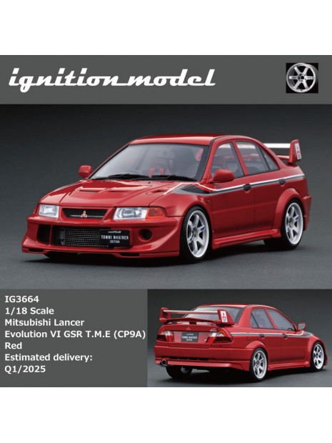 Mitsubishi Lancer Evolution VI GSR T.M.E (CP9A) 1/18 Ignition Model Ignition Model - 6