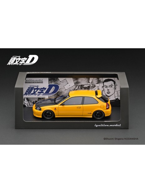 Initial D Honda CIVIC (EK9) Type R 1/18 Ignition Model Ignition Model - 4