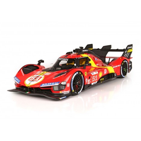 Ferrari 499P N. 51 Vincitore Le Mans 2023 1/18 BBR Looksmart - 1