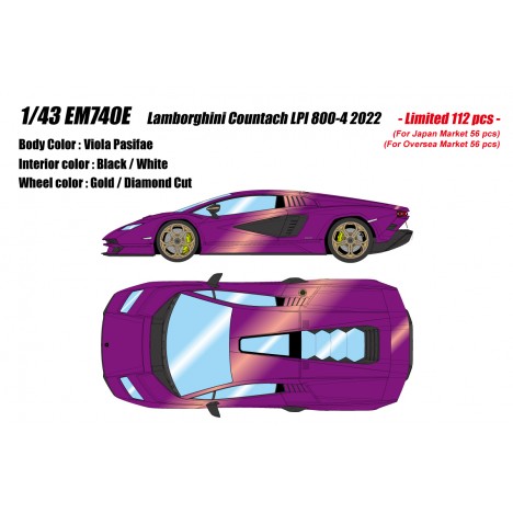 Lamborghini Countach LPI 800-4 2022 1/43 Make Up Eidolon Make Up - 4