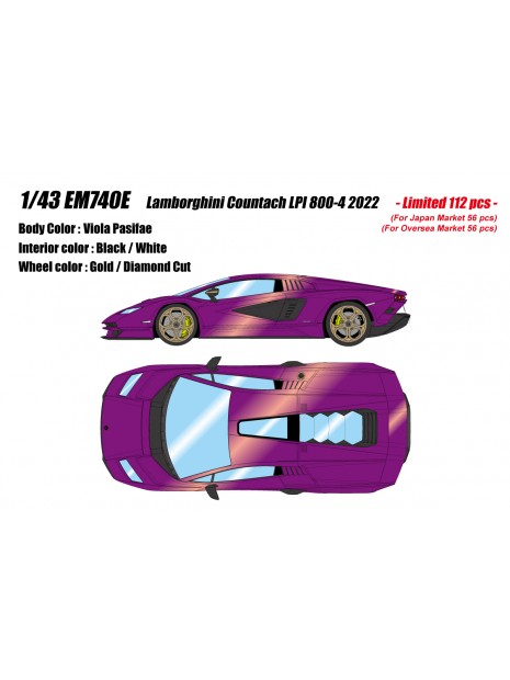 Lamborghini Countach LPI 800-4 2022 1/43 Make Up Eidolon Make Up - 4