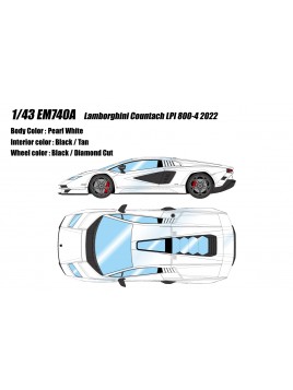 Lamborghini Countach LPI 800-4 2022 1/43 Make Up Eidolon Make Up - 1