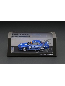 CALSONIC SKYLINE 1992 JTC With Mr. Hoshino 1/43 Ignition Model BBR Models - 2