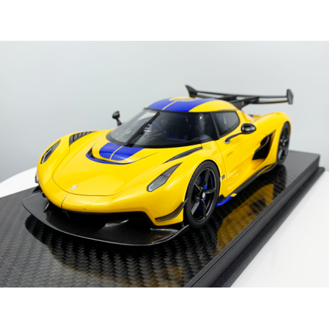 Koenigsegg Jesko (Swedish flag yellow) 1/18 FrontiArt FrontiArt - 1