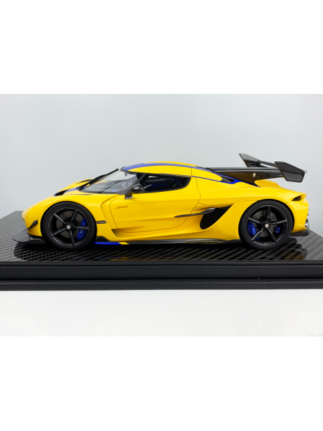 Koenigsegg Jesko (Swedish flag yellow) 1/18 FrontiArt FrontiArt - 4