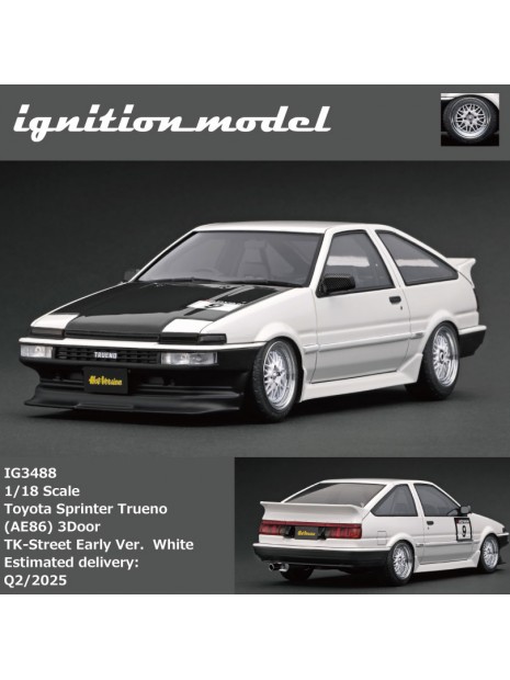 Toyota Sprinter Trueno (AE86) 3Door TK-Street Early Ver. 1/18 Ignition Model Ignition Model - 4