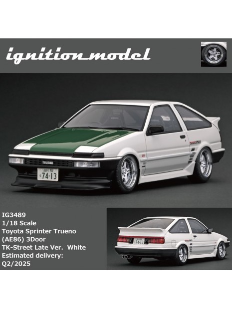 Toyota Sprinter Trueno (AE86) 3Door TK-Street Late Ver. 1/18 Ignition Model Ignition Model - 4