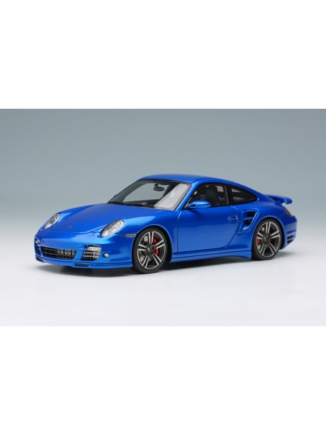 Porsche 911 (997.2) Turbo 2010 (Aqua Blauw) 1/43 Make-Up Eidolon Make Up - 1