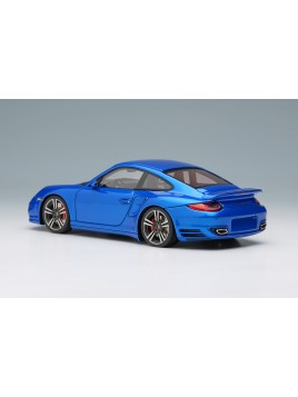 Porsche 911 (997.2) Turbo 2010 (Aqua Blauw) 1/43 Make-Up Eidolon Make Up - 2