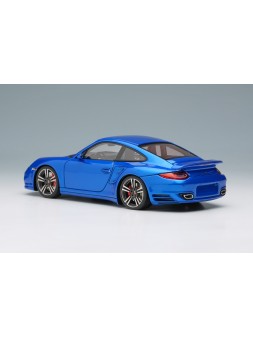 Porsche 911 (997.2) Turbo 2010 (Aqua Blue) 1/43 Make-Up Eidolon Make Up - 2