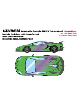 Lamborghini Aventador SVJ (Verde Agave Lucido) 1/43 Make Up Eidolon Make Up - 1