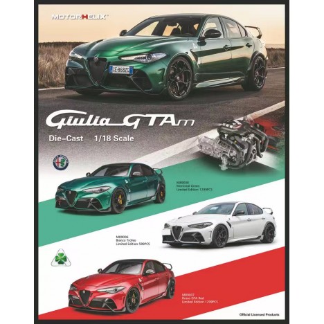 Alfa Romeo Giulia GTAm (Rosso GTA) 1/18 Motorhelix Motorhelix - 8