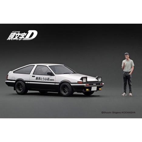 INITIAL D Toyota Sprinter Trueno 3Dr GT Apex (AE86) 1/18 Ignition Model Ignition Model - 1