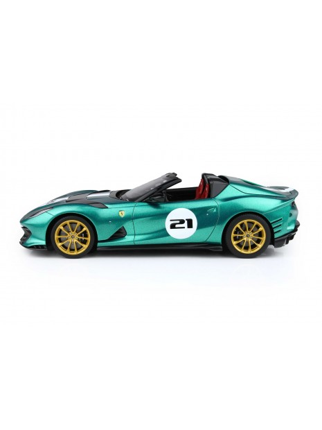 Ferrari 812 Competizione A (Verde Jewel) 1/18 BBR BBR Models - 2