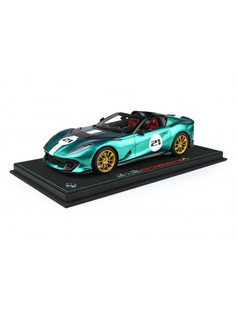 Ferrari 812 Competizione A (Verde Jewel) 1/18 BBR BBR Models - 6