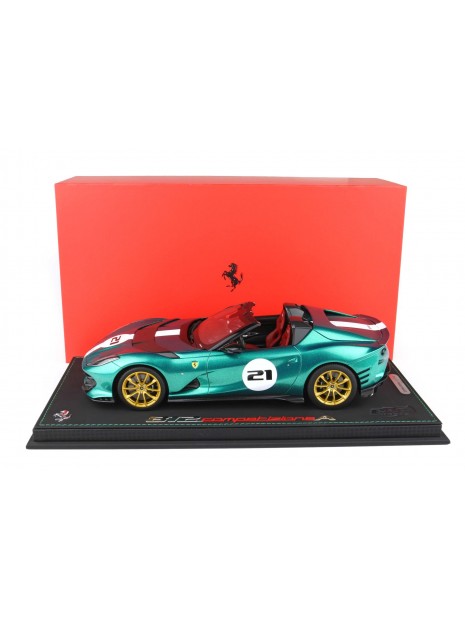 Ferrari 812 Competizione A (Verde Jewel) 1/18 BBR BBR Models - 8