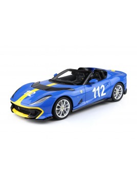 Ferrari 812 Competizione A (Frans Racing Blue) 1/18 BBR BBR Models - 2