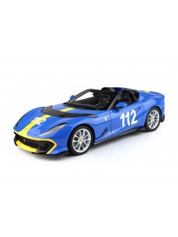 Ferrari 812 Competizione A (French Racing Blue) 1/18 BBR BBR Models - 2