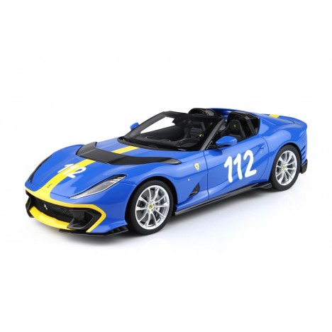 Ferrari 812 Competizione A (Frans Racing Blue) 1/18 BBR BBR Models - 2