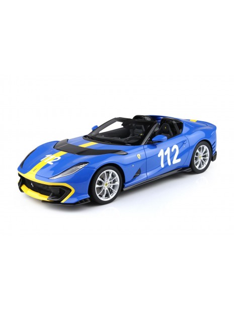 Ferrari 812 Competizione A (French Racing Blue) 1/18 BBR BBR Models - 2