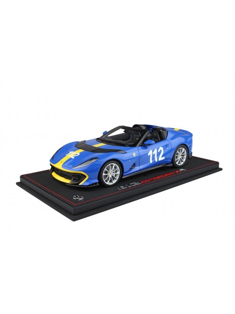 Ferrari 812 Competizione A (Frans Racing Blue) 1/18 BBR BBR Models - 6