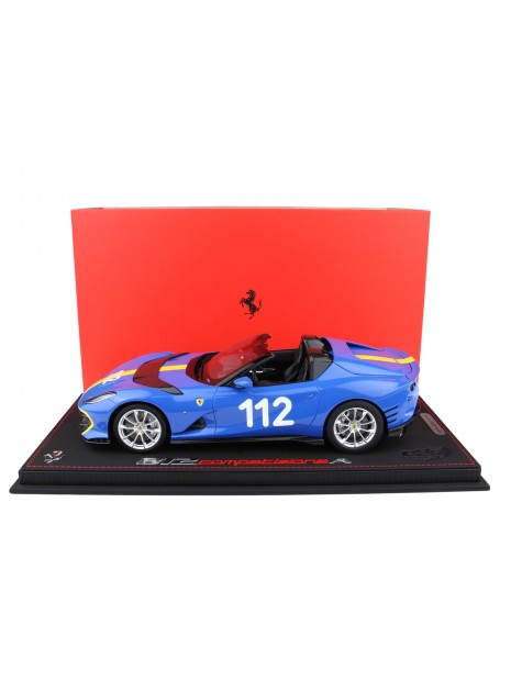 Ferrari 812 Competizione A (French Racing Blue) 1/18 BBR BBR Models - 8