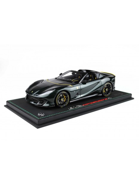 Ferrari 812 Competizione A (Verde Zeltweg) 1/18 BBR BBR Models - 6