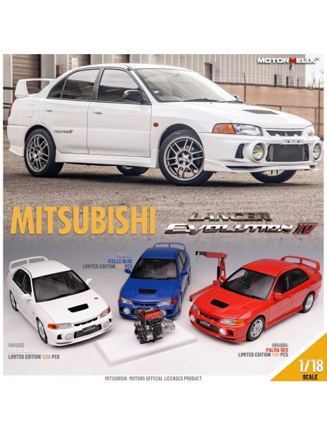 Mitsubishi Lancer Evolution IV 1/18 Motorhelix Motorhelix - 8