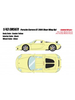 Porsche Carrera GT (Condor Yellow) 1/43 Make-Up Eidolon Make Up - 1