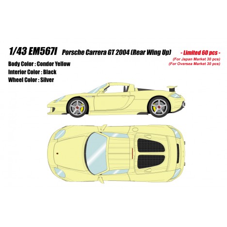 Porsche Carrera GT (Condor Yellow) 1/43 Make-Up Eidolon Make Up - 1