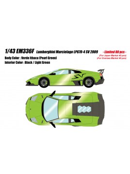 Lamborghini Murcielago SV (Verde Ithaca) 1/43 Make-Up Eidolon Make Up - 1