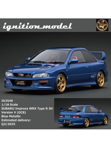 Subaru Impreza WRX Type R Sti Version V (GC8) 1/18 Ignition Model Ignition Model - 3