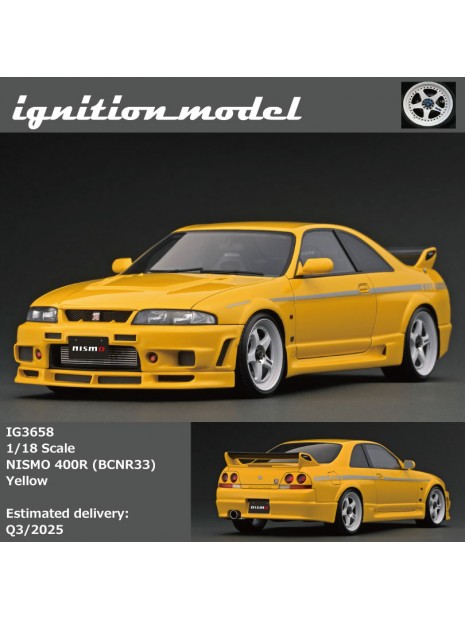 Nismo 400R (BCNR33) 1/18 Ignition Model Ignition Model - 7