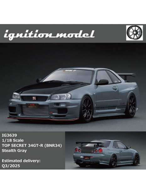 Top Secret 34GT-R (BNR34) 1/18 Ignition Model Ignition Model - 3