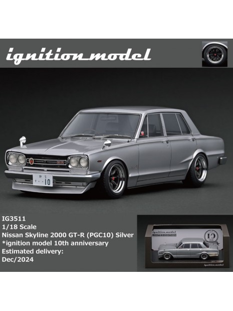 Nissan Skyline 2000 GT-R (PGC10) 1/18 Ignition Model Ignition Model - 5