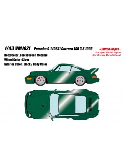 Porsche 911 (964) RSR 3.8 1993 (Forest Green) 1/43 Make Up Vision Make Up - 1