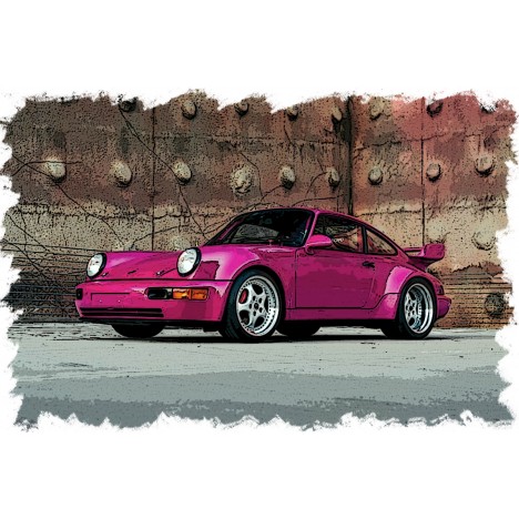 Porsche 911 (964) RSR 3.8 1993 (Rubystone Red) 1/43 Make Up Vision Make Up - 2