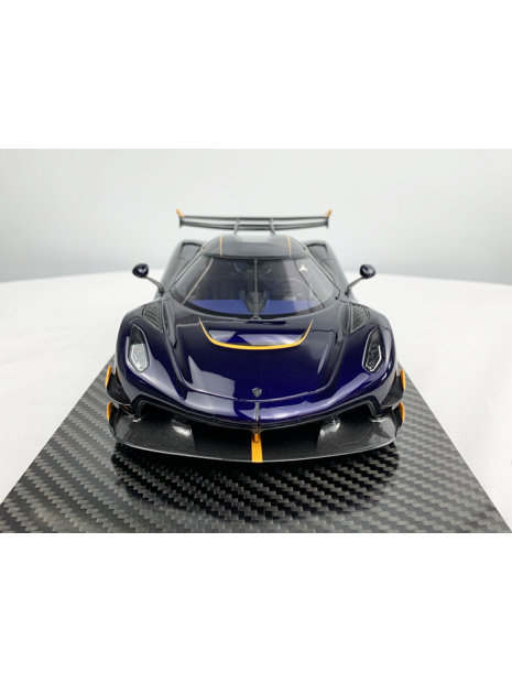 Koenigsegg Jesko (Blue Scuro Candy) 1/18 FrontiArt FrontiArt - 4