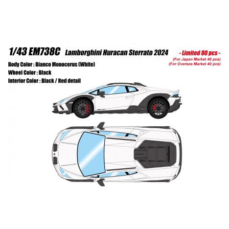 Lamborghini Huracan Sterrato (Bianco Monocerus) 1/43 Make-Up Eidolon Make Up - 1