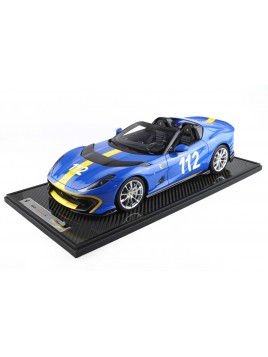 Ferrari 812 Competizione A (Frans Racing Blue) 1/12 BBR BBR Models - 2